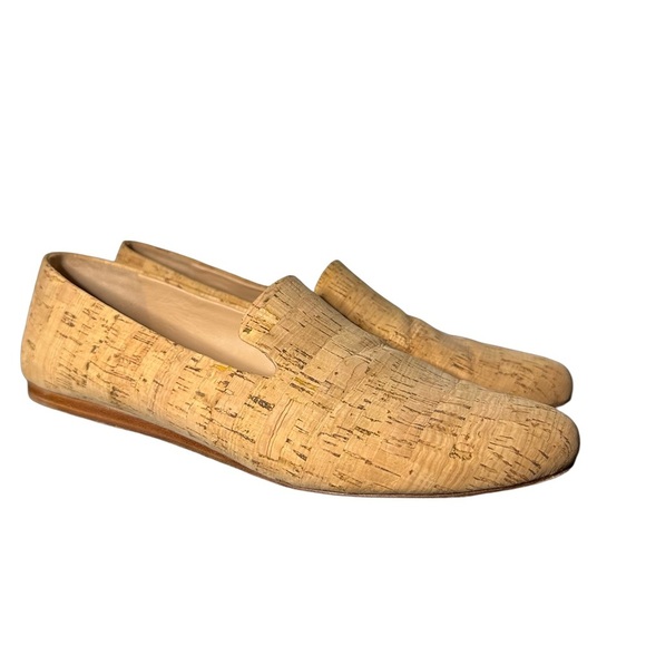 Veronica Beard | Griffin Flat Cork Loafers Sz 8.5 - Picture 1 of 7